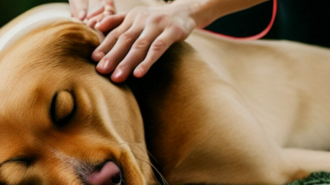 Luxating Patella dog massage